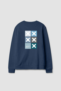 SUDADERA SQUARE AZUL MARINO