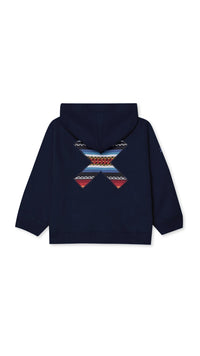 HOODIE KIDS CLASSIC AZUL MARINO