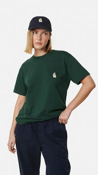 PLAYERA POCKET BANANA VERDE