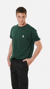 PLAYERA POCKET BANANA VERDE