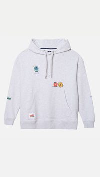 HOODIE RANDOM LIGHT GREY MELANGE