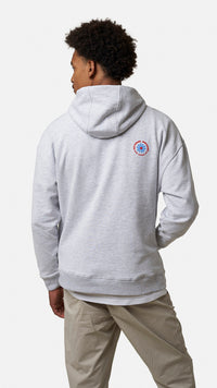 HOODIE RANDOM LIGHT GREY MELANGE