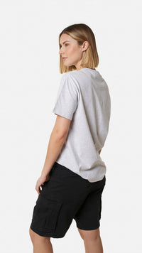 PLAYERA POCKET BANANA LIGHT GREY MELANGE