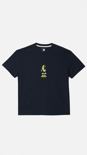 PLAYERA BANANA AZUL MARINO