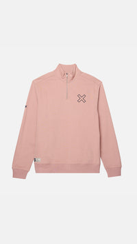 PEACH REEF HALF ZIP CREW