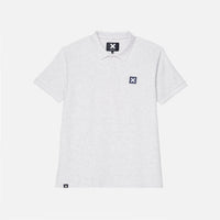 LIGHT GREY MELANGE NATURE POLO