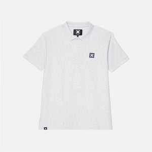 LIGHT GREY MELANGE NATURE POLO