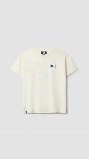 CAMISETA BLOCK BLANCO ROTO