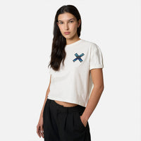 PLAYERA MUJER CLASSIC BLANCO ROTO