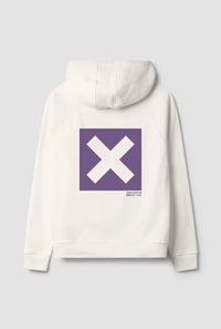 SUDADERA CON CAPUCHA NATURE BLANCO ROTO