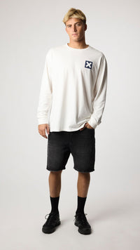 CAMISETA MANGA LARGA NATURE BLANCO ROTO