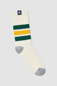 CALCETINES STRIPED BLANCO ROTO