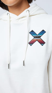 HOODIE MUJER CLASSIC BLANCO ROTO