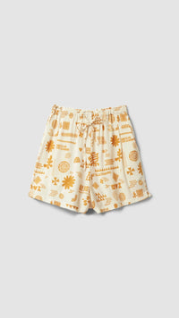 PANTALÓN CORTO MUJER TILE ECRU