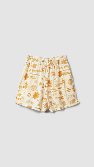 PANTALÓN CORTO MUJER TILE ECRU