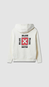 SUDADERA CON CAPUCHA FOAM BLANCO ROTO