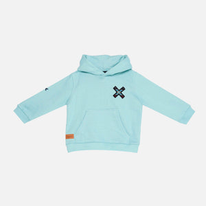 HOODIE KIDS CLASSIC ACQUA