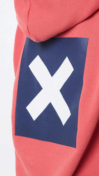 SUDADERA CON CAPUCHA KIDS NATURE ROJA