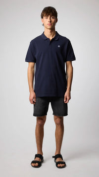 POLO PATCH AZUL MARINO