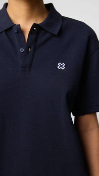 POLO PATCH AZUL MARINO