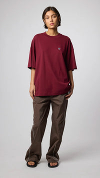 CAMISETA PATCH BURGUNDY