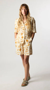 PANTALÓN CORTO MUJER TILE ECRU