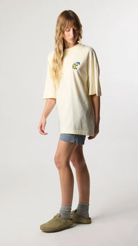 CAMISETA QUILT CREMA