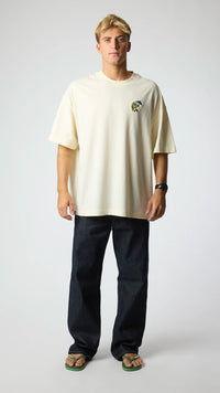 CAMISETA QUILT CREMA