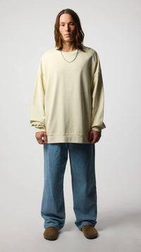 SUDADERA REEF CREMA