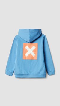 SUDADERA CON CAPUCHA KIDS NATURE JAY BLUE