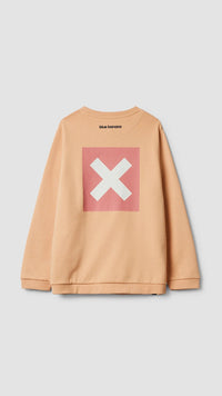 SUDADERA KIDS NATURE APRICOT