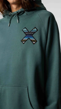 SUDADERA CON CAPUCHA CLASSIC TREKKING GREEN