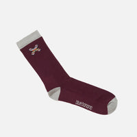 BURGUNDY CLASSIC SOCKS