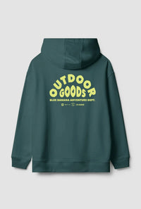 SUDADERA CON CAPUCHA GOODS TREKKING GREEN