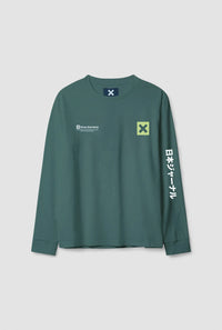 CAMISETA MANGA LARGA JOURNAL TREKKING GREEN