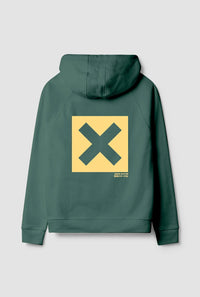 SUDADERA CON CAPUCHA NATURE TREKKING GREEN