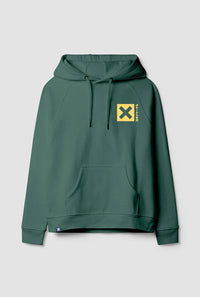 SUDADERA CON CAPUCHA NATURE TREKKING GREEN