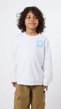 SUDADERA KIDS NATURE BLANCA