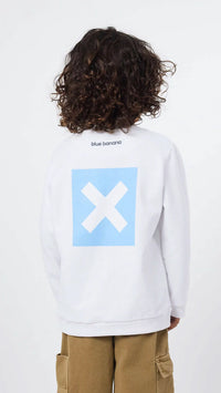 SUDADERA KIDS NATURE BLANCA