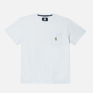 PLAYERA POCKET BANANA BLANCA