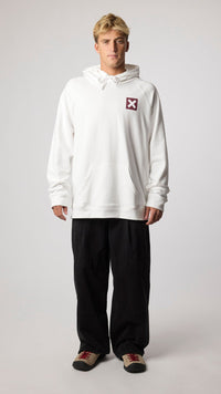 SUDADERA CON CAPUCHA NATURE BLANCA