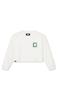 SUDADERA MUJER NATURE BLANCA