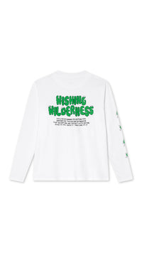 CAMISETA LS WILDERNESS BLANCA